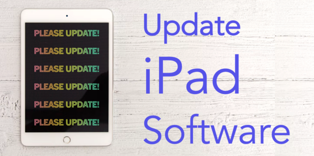 Please update ipad software
